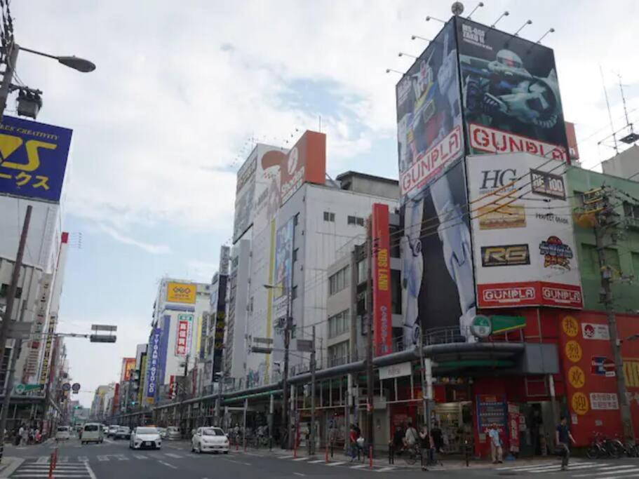公寓 大阪ハウス701 Near Namba And Kuromon Market And Den Den Town & Direct To Kix *